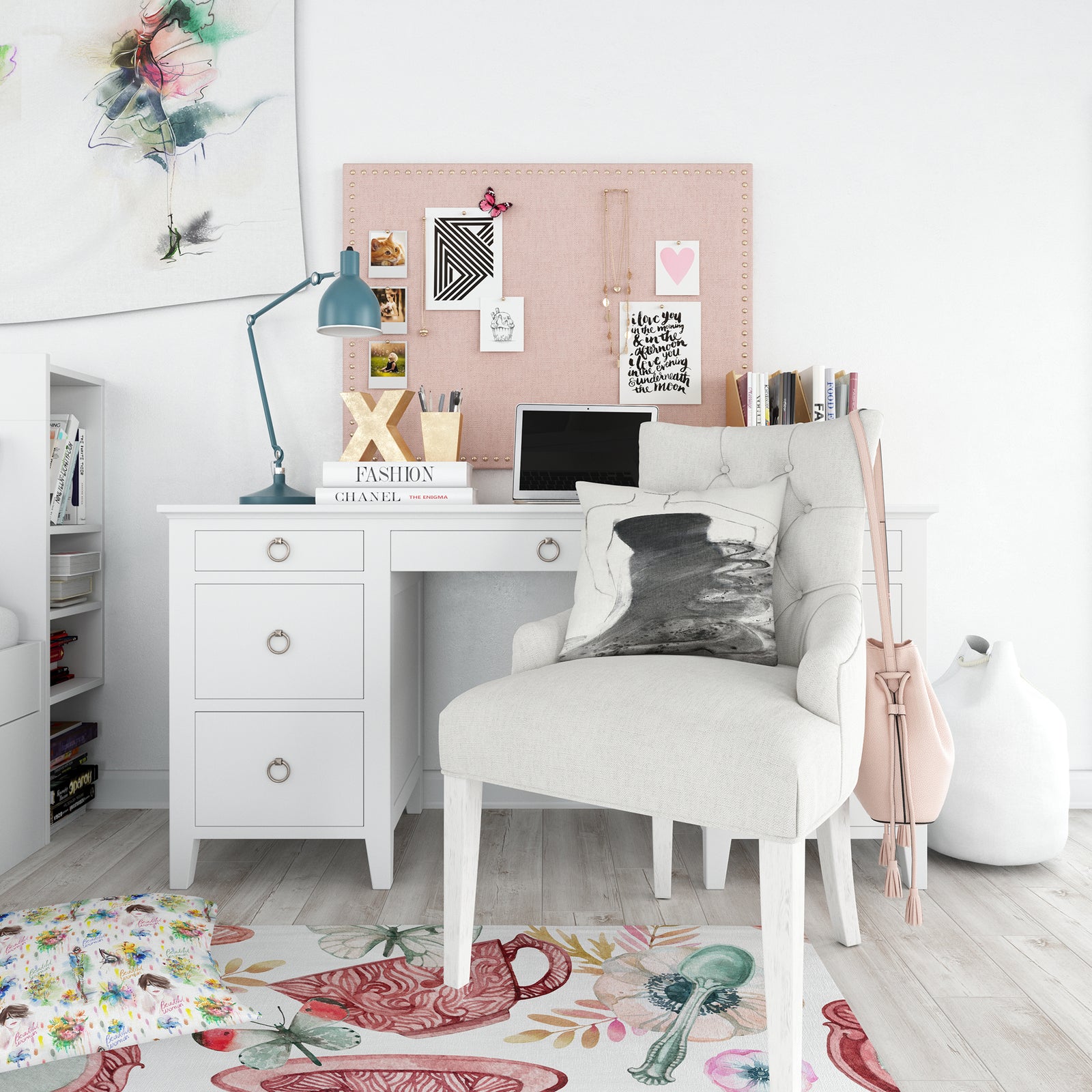 Glam and Fashion Feminine I - Teenage Duvet Cover Set
