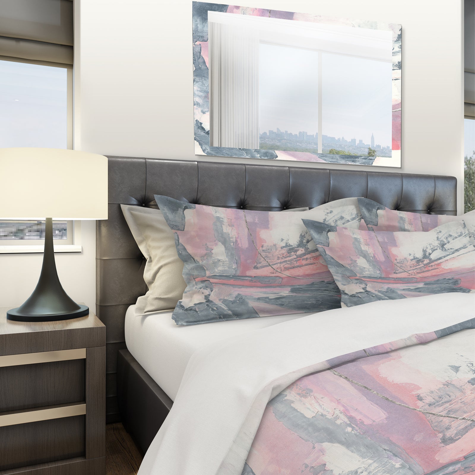 Durty Shabby Pink Blush I - Shabby Duvet Cover Set