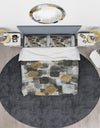 Gold Glamour Squares I - Glam Duvet Cover Set