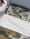 Gold Glamour Squares I - Glam Duvet Cover Set