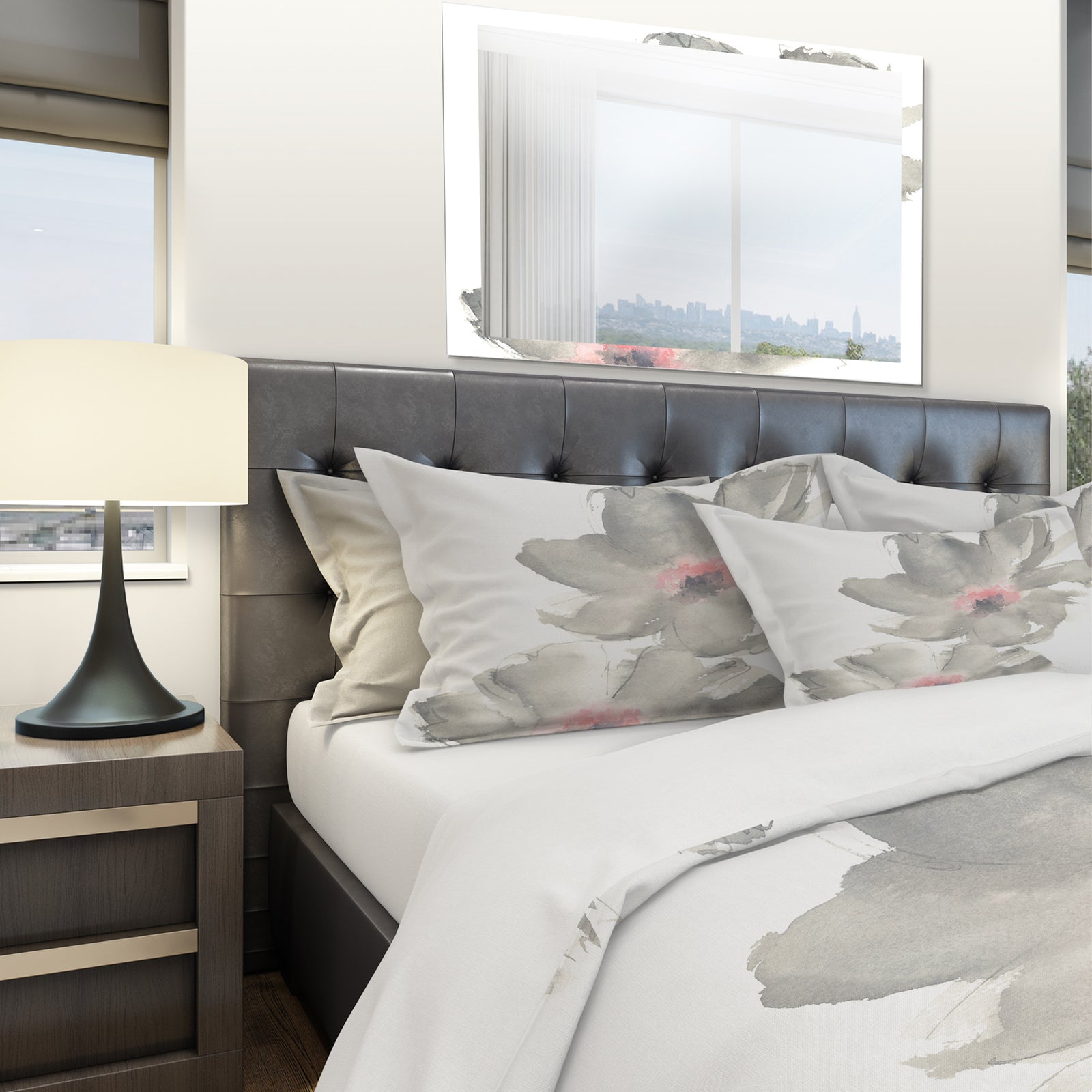 Shabby Gray Blush Cosmo I - Shabby Duvet Cover Set