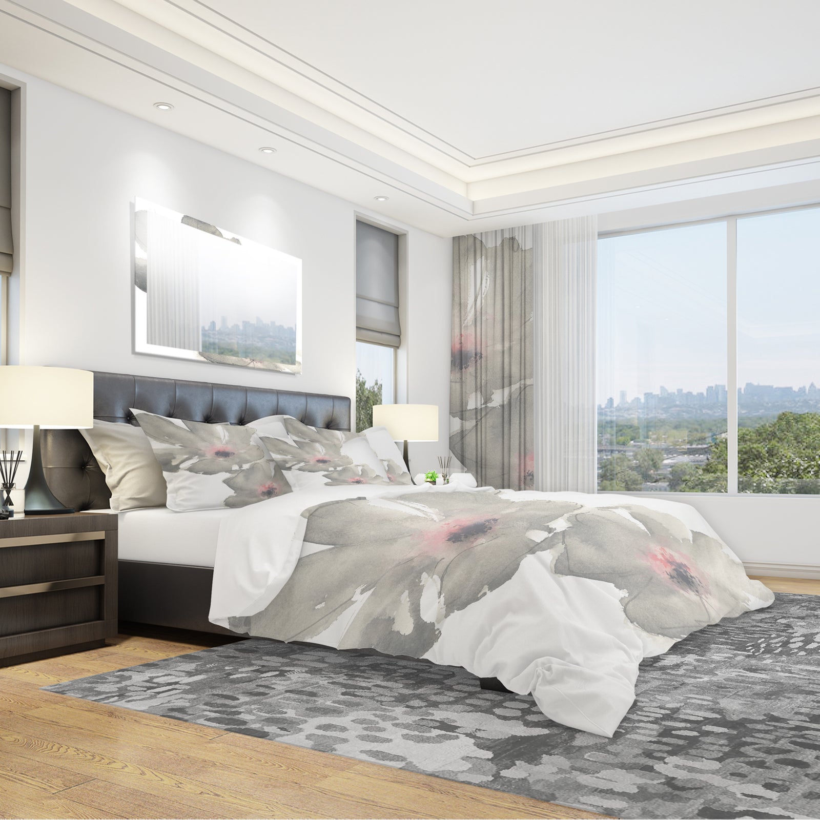 Shabby Gray Blush Cosmo II - Shabby Duvet Cover Set