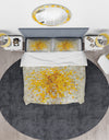 Glam Yellow Explosion Blocks - Glam Duvet Cover Set