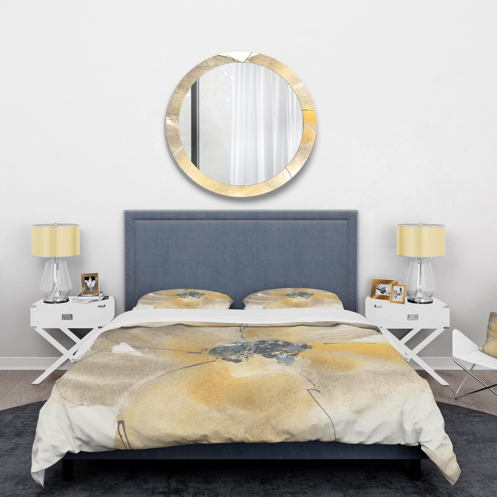 Galm Flower Tones II - Glam Duvet Cover Set