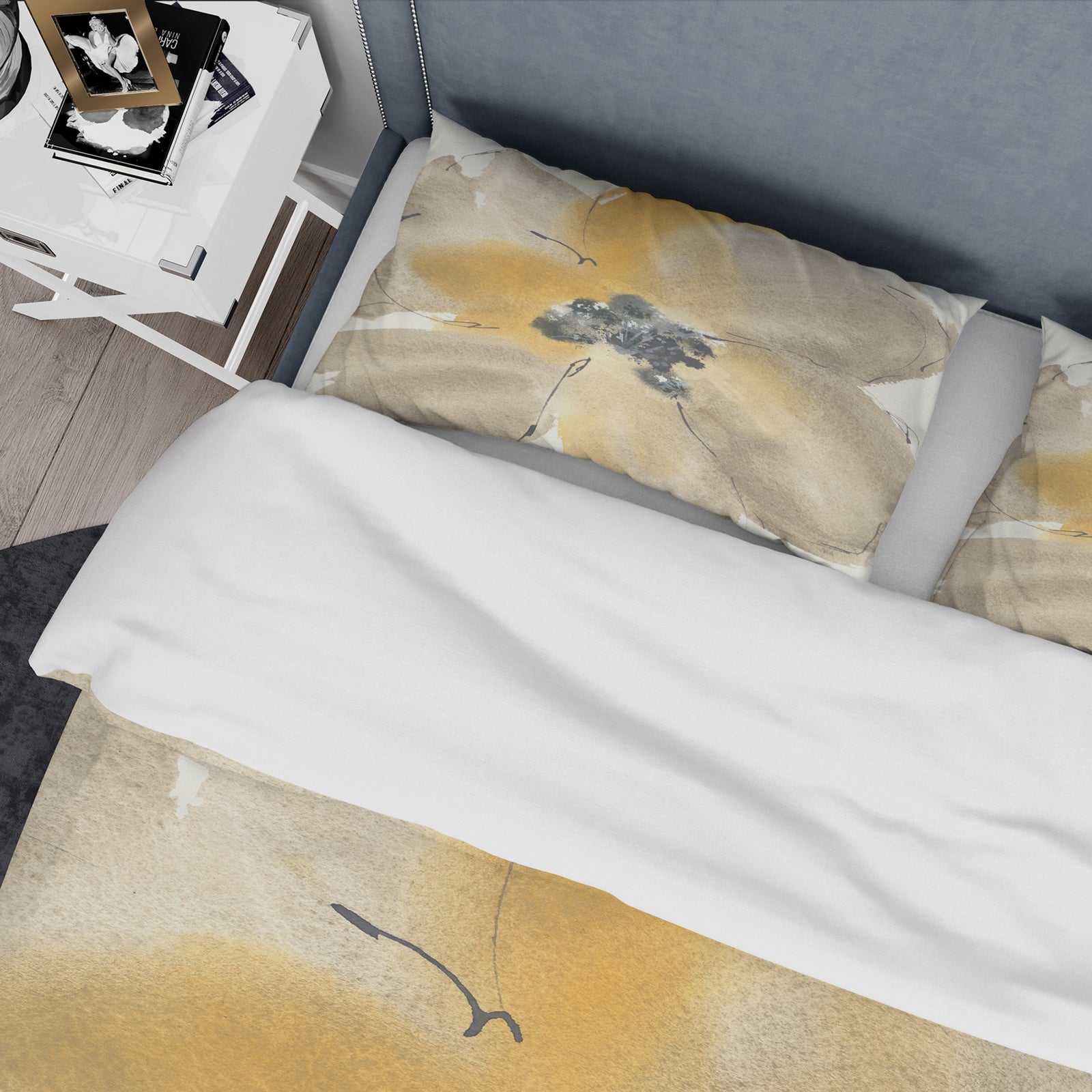 Galm Flower Tones I - Glam Duvet Cover Set