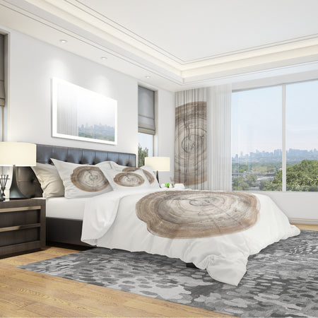 Circle natural elements I - Geometric Duvet Cover Set