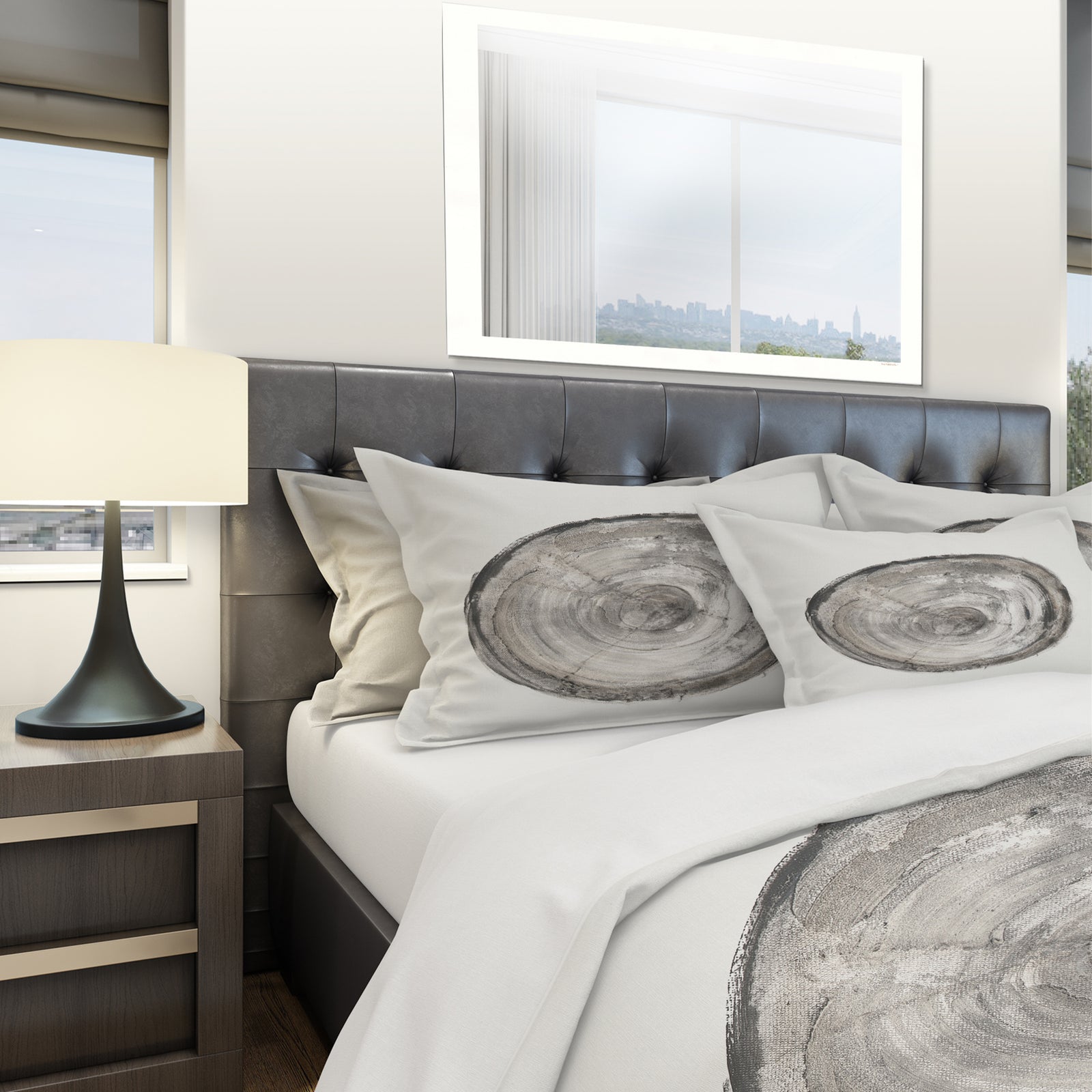 Circle natural elements III - Geometric Duvet Cover Set