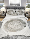 Circle natural elements IV - Geometric Duvet Cover Set