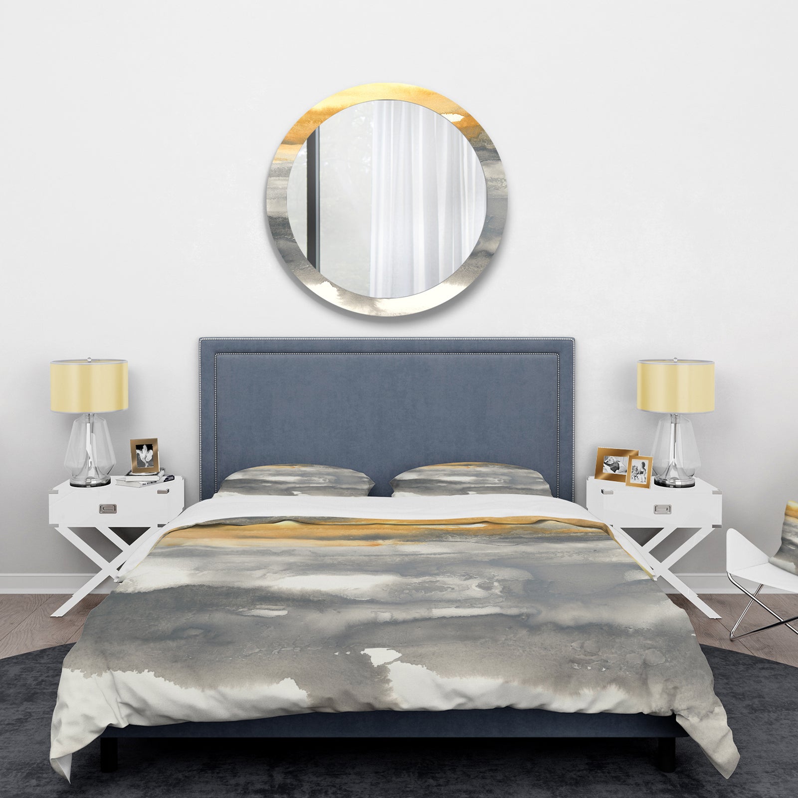 Gold Glamour Direction II - Glam Duvet Cover Set