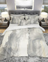 Gold Glamour Direction I - Geometric Duvet Cover Set