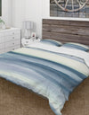 Mint Indigo Dawn I - Cottage Duvet Cover Set