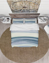 Mint Indigo Dawn I - Cottage Duvet Cover Set