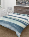 Mint Indigo Dawn II - Cottage Duvet Cover Set