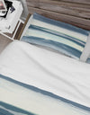 Mint Indigo Dawn II - Cottage Duvet Cover Set