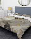 Glam Gold Desert Neutral - Glam Duvet Cover Set