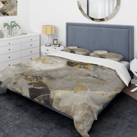 Glam Gold Desert Neutral - Glam Duvet Cover Set