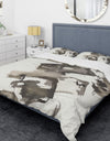 Geometric Glam Square II - Glam Duvet Cover Set