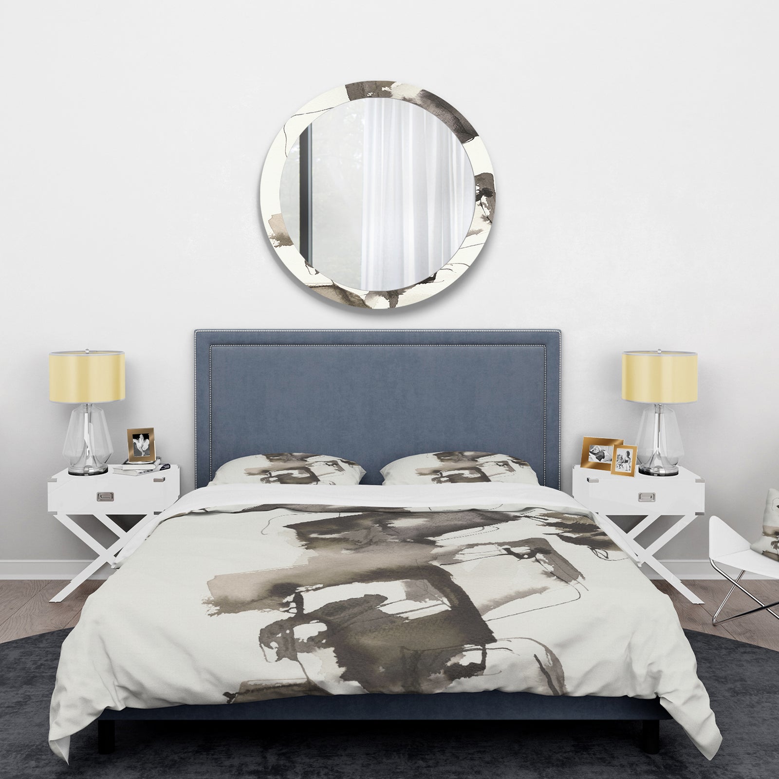 Geometric Glam Square II - Glam Duvet Cover Set