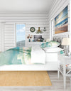 Peaceful Dusk I Tropical - Coastal Duvet Cover Set