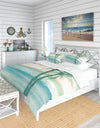 Peaceful Dusk II Tropical - Coastal Duvet Cover Set