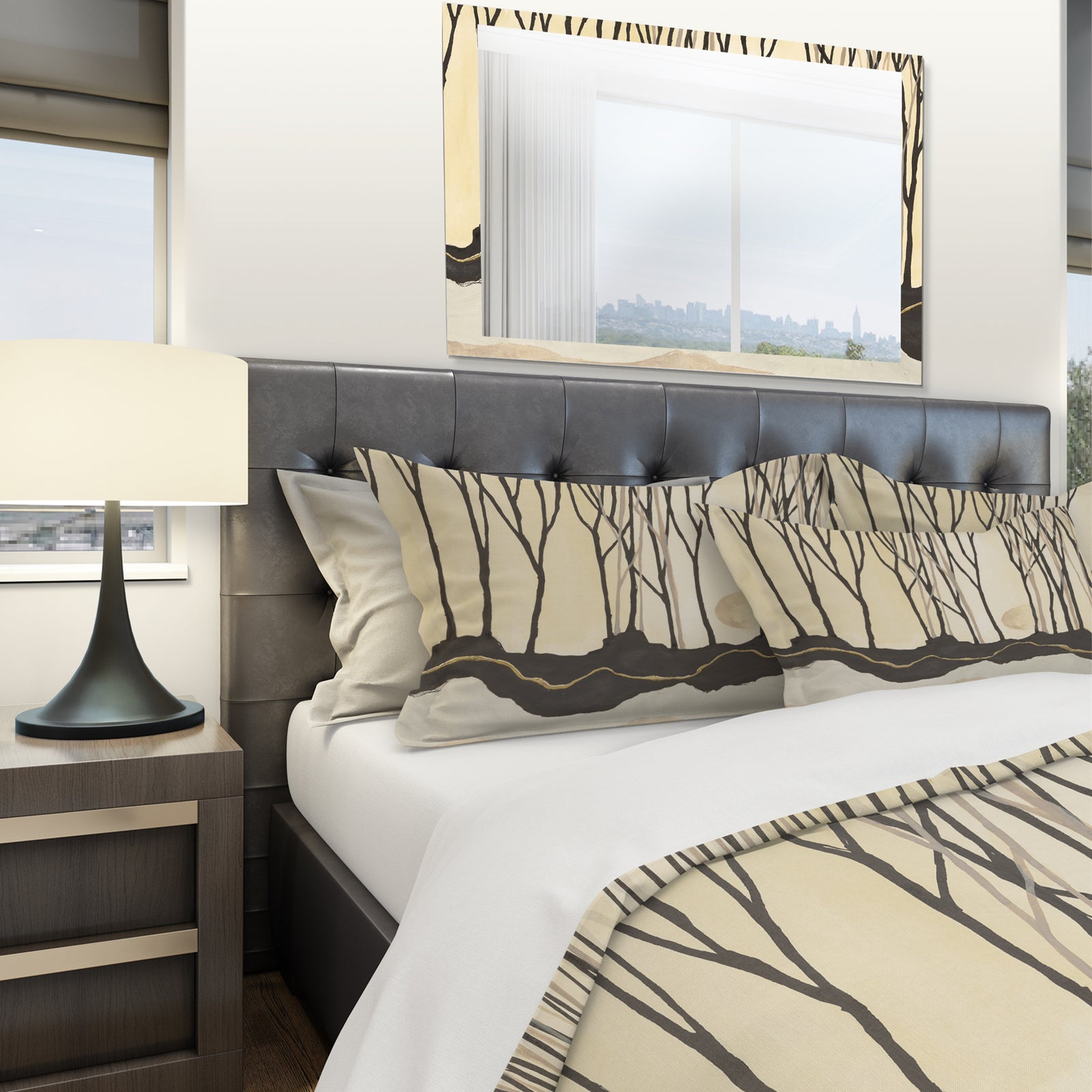 Geometric Forest - Geometric Duvet Cover Set