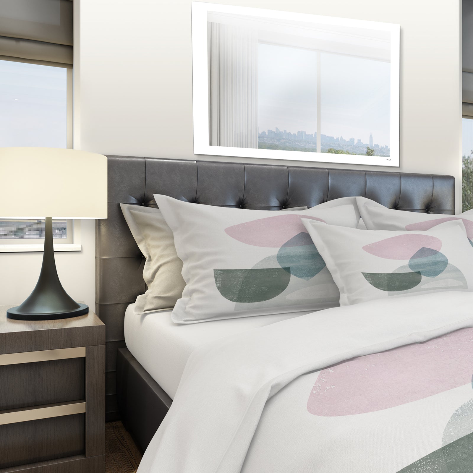Distressed Dream I - Geometric Duvet Cover Set