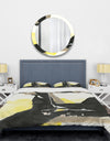 Glam Black and Yellow I - Glam Duvet Cover Set