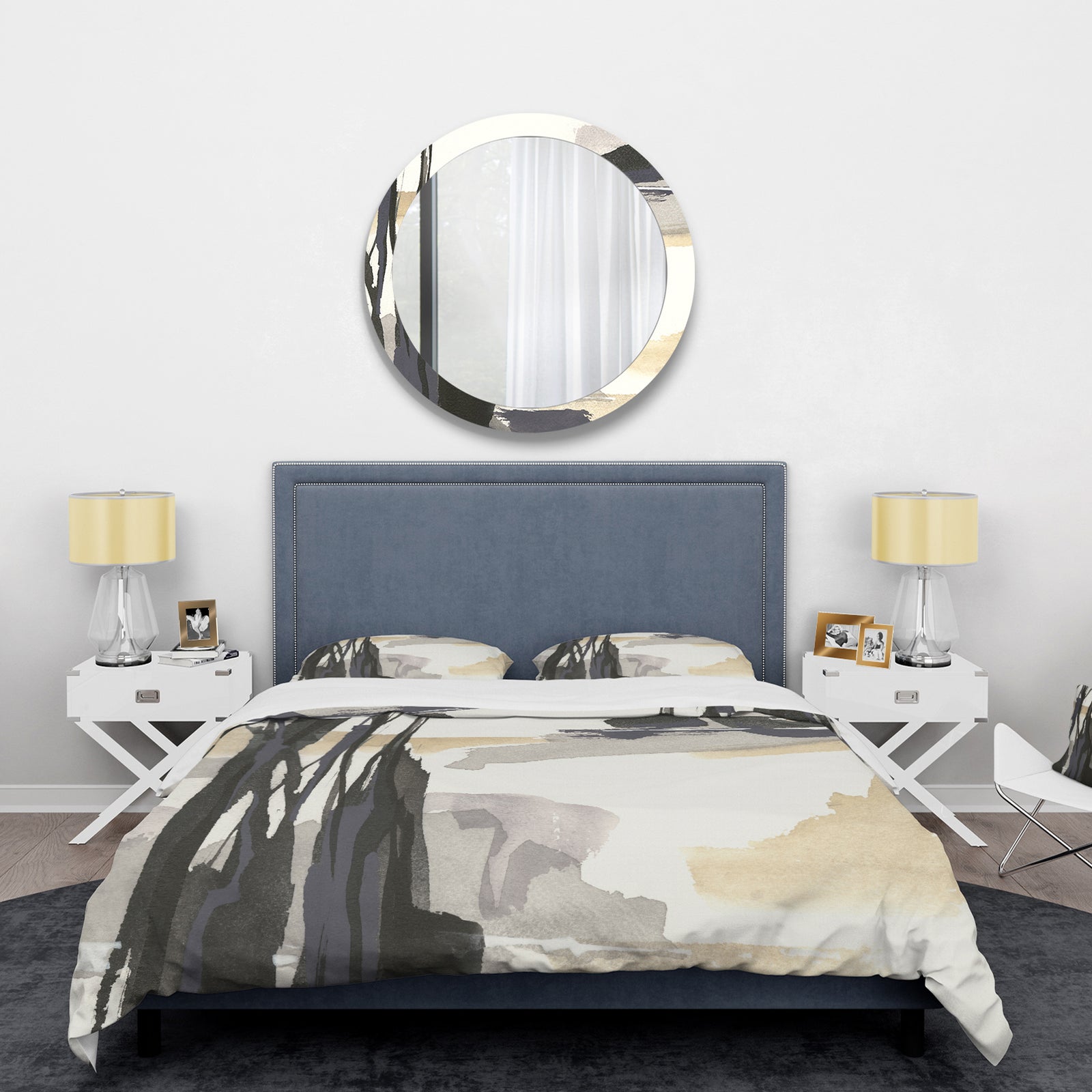 Glam Dancing shape II - Glam Duvet Cover Set