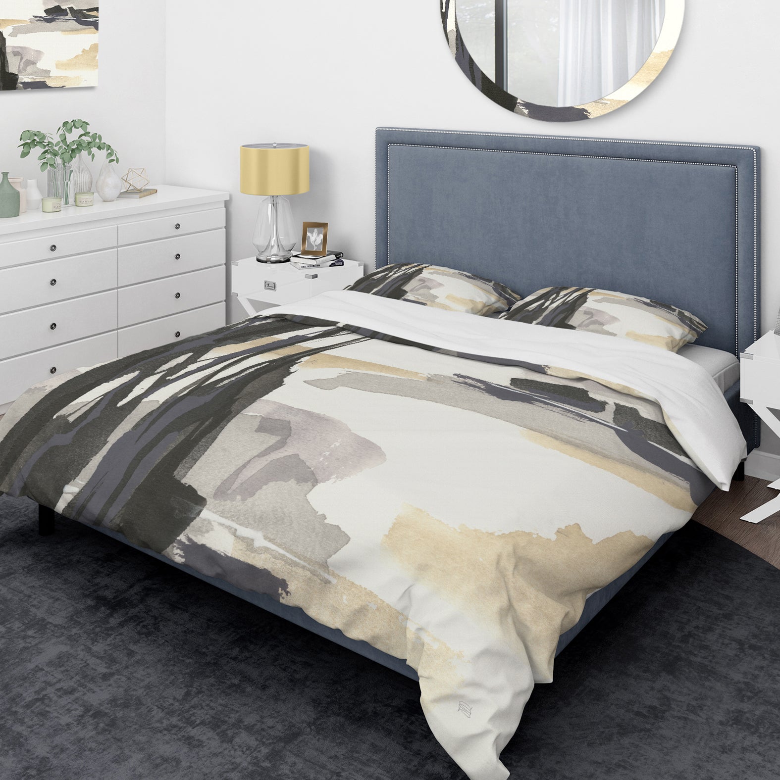 Glam Dancing shape II - Glam Duvet Cover Set