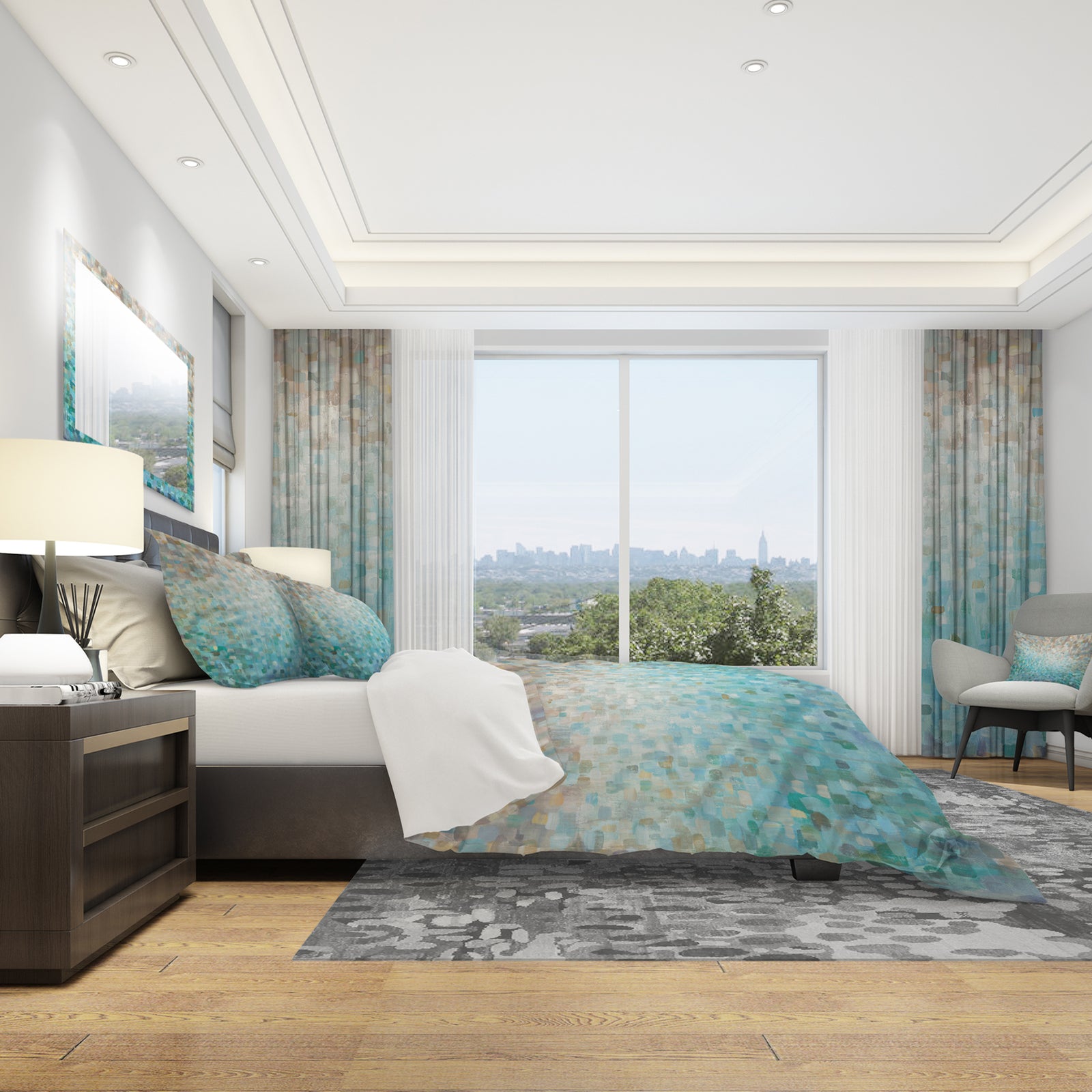 Blocked Abstract - Geometric Duvet Cover Set