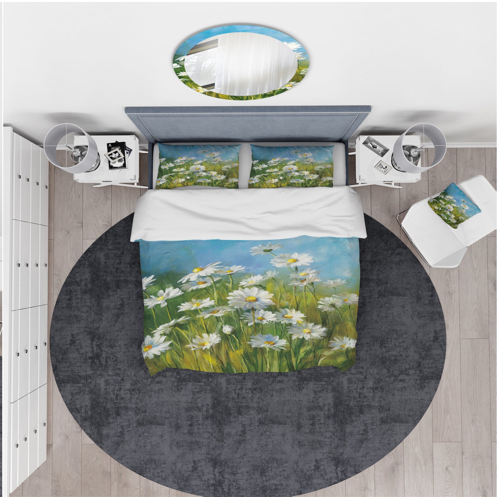 Summer Field II - Traditional Duvet Cover Set