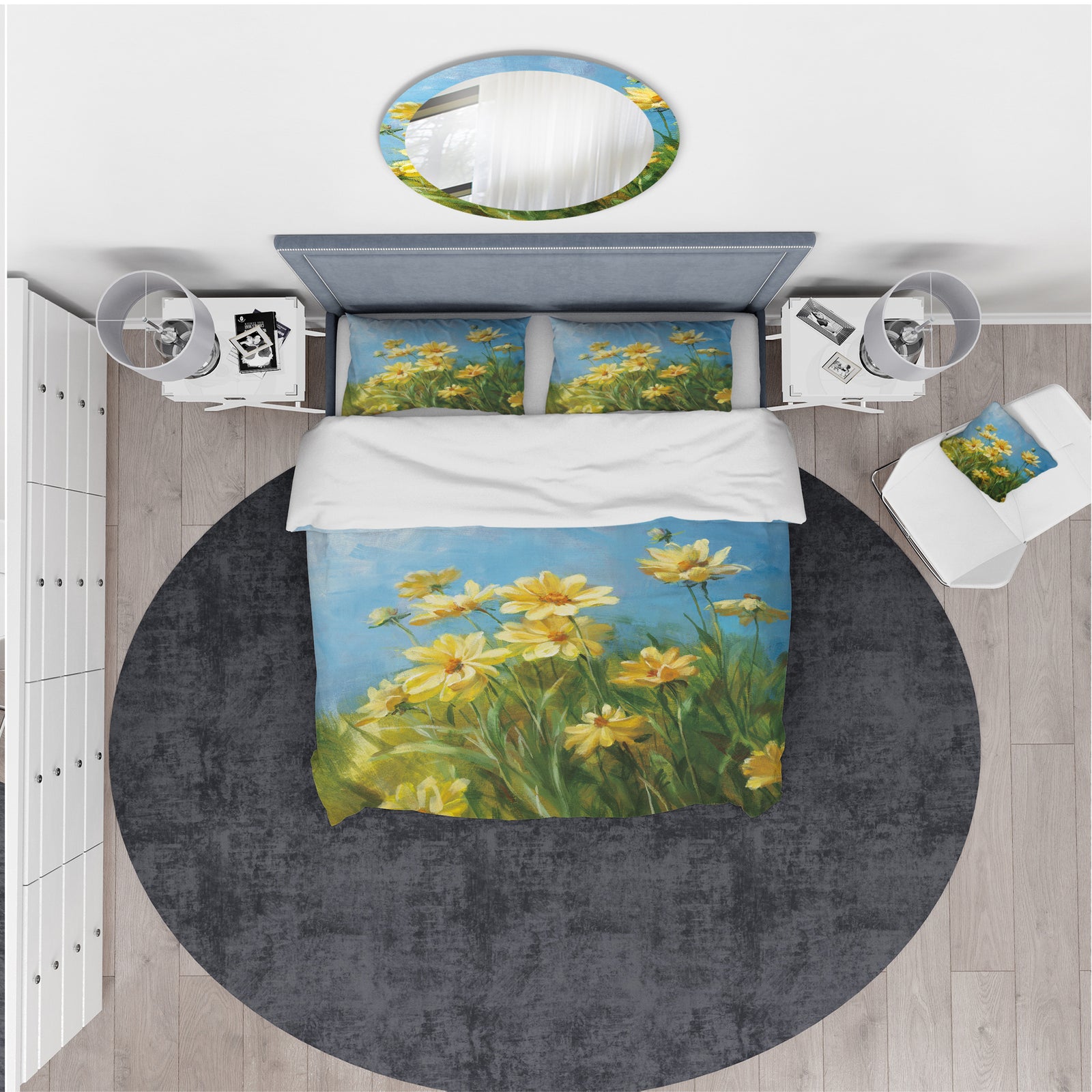 Summer Field I - Traditional Duvet Cover Set