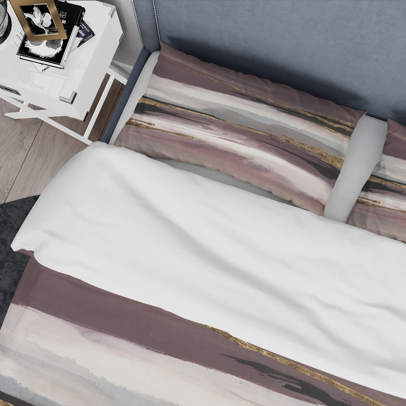 Purple Glam Storm I - Glam Duvet Cover Set