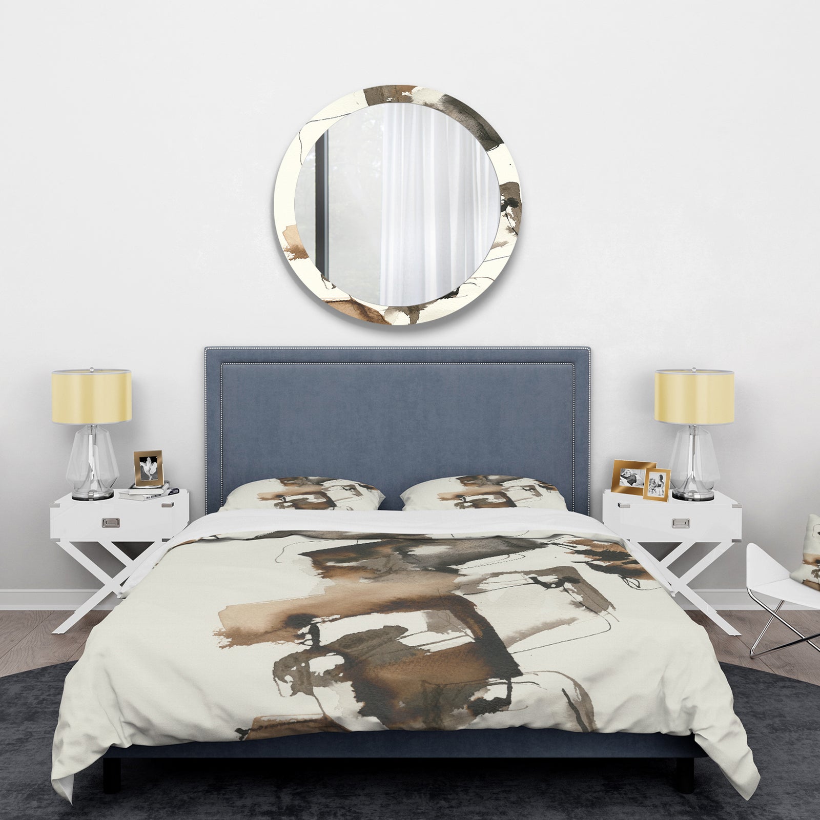 Gold Glam Squares II - Glam Duvet Cover Set