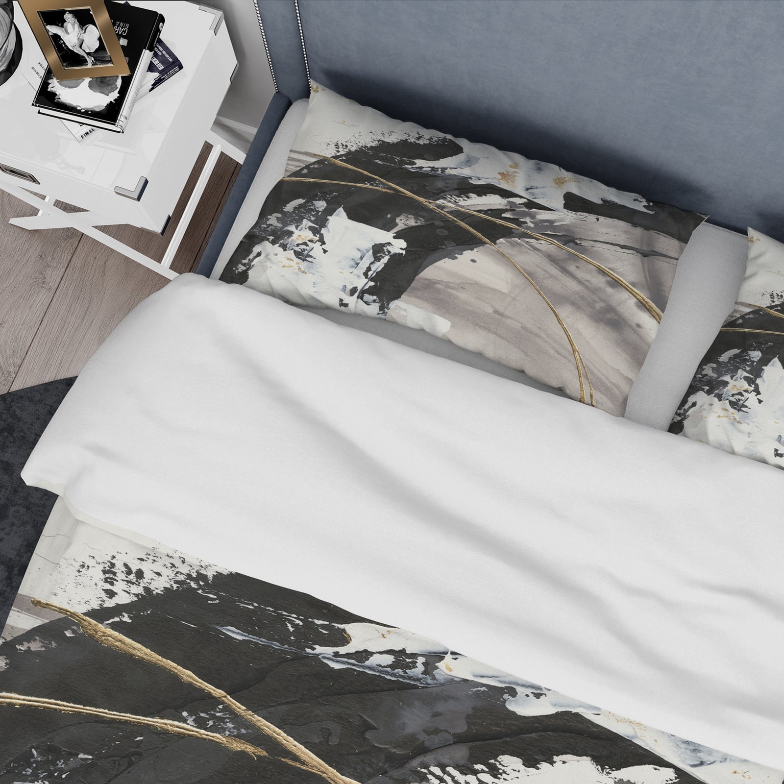 Glam Painted Arcs I - Glam Duvet Cover Set