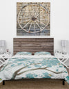 Teal Cherry Blossoms I - Farmhouse Duvet Cover Set