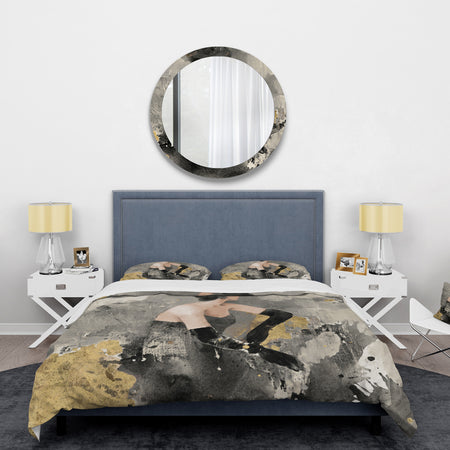 Gold Fashion Dance - Glam Duvet Cover Set