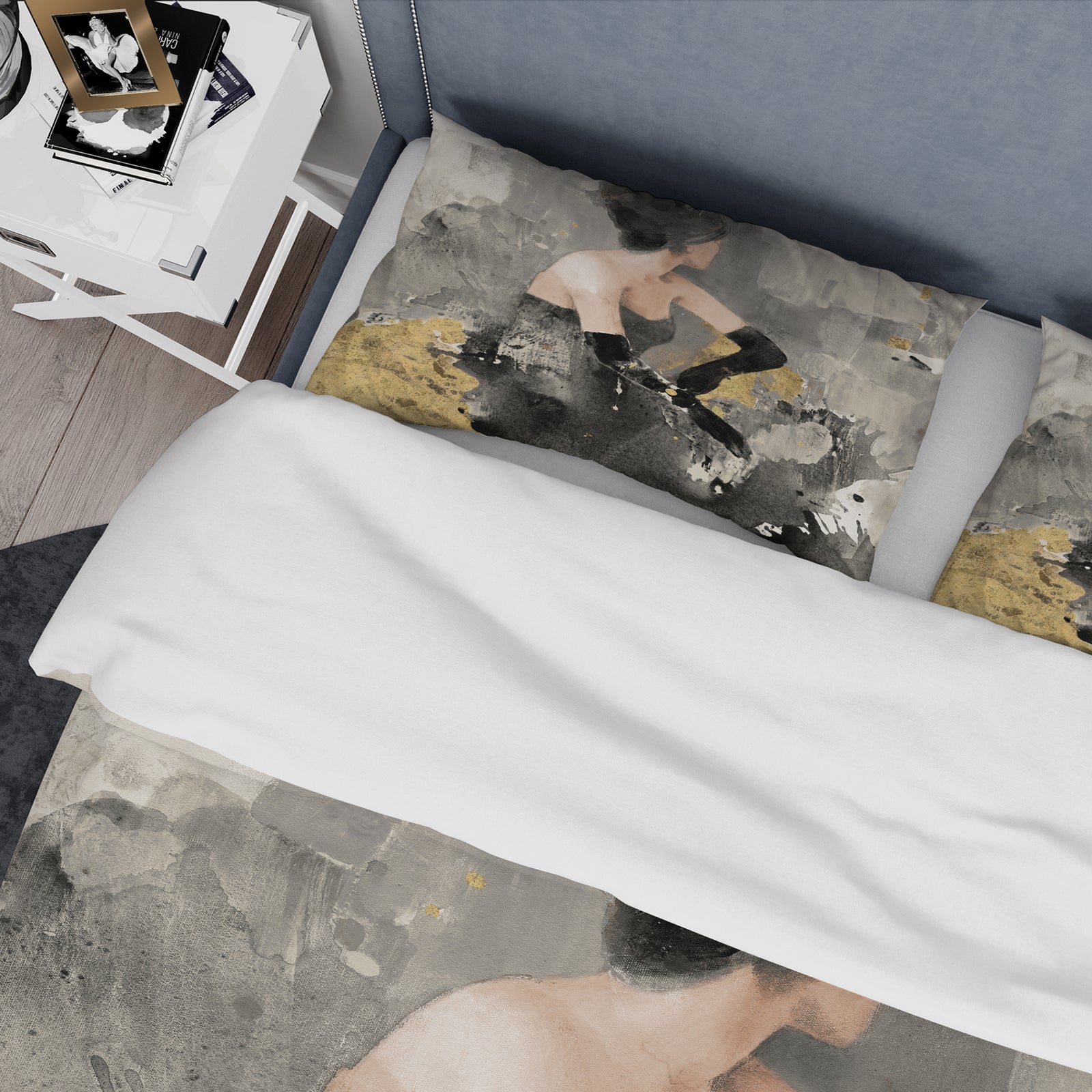 Gold Fashion Dance - Glam Duvet Cover Set