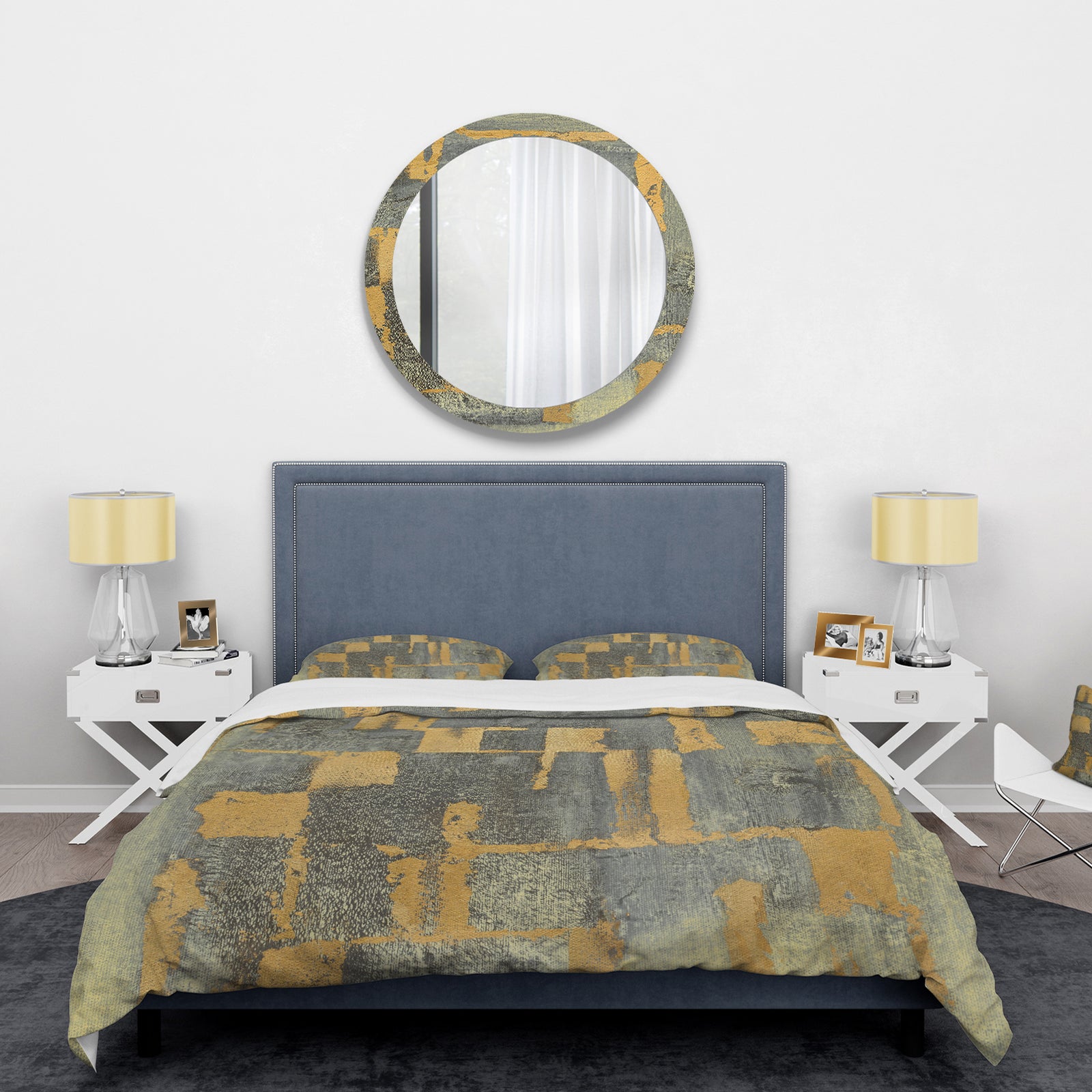 Glam Metallic Form II - Glam Duvet Cover Set