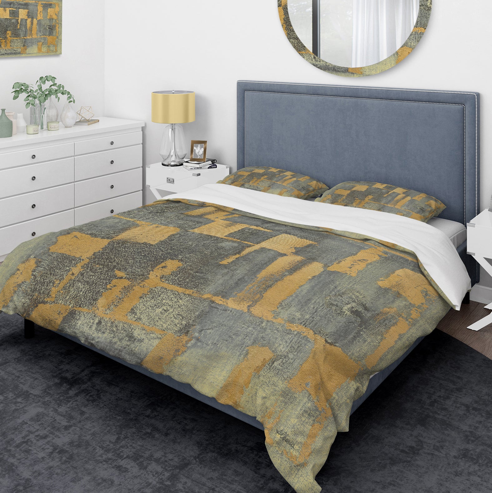 Glam Metallic Form II - Glam Duvet Cover Set