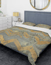 Glam Metallic Form III - Glam Duvet Cover Set