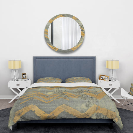 Glam Metallic Form III - Glam Duvet Cover Set