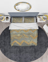 Glam Metallic Form III - Glam Duvet Cover Set