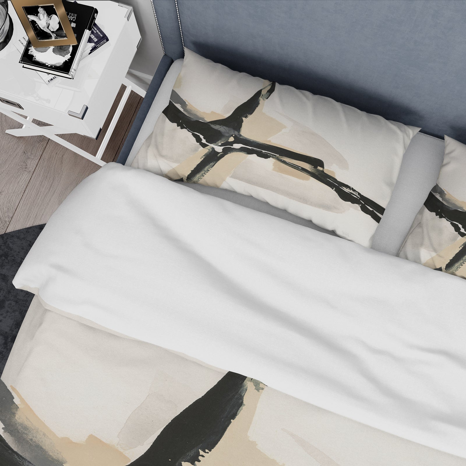 Creamy Tan Form II - Glam Duvet Cover Set