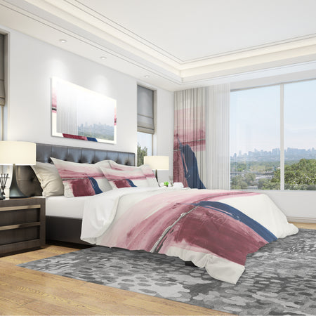 Patch of Dirty Pink I - Geometric Duvet Cover Set