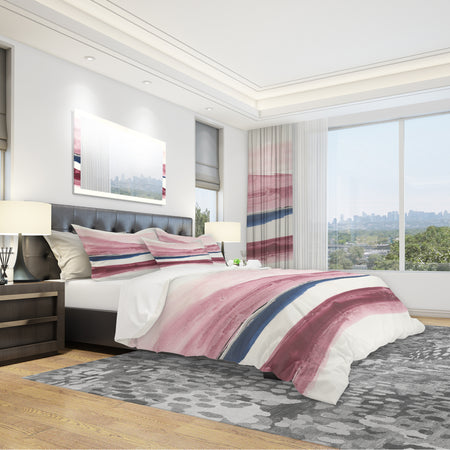 Patch of Dirty Pink II - Geometric Duvet Cover Set