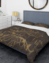 Glam Gold Chandelier - Glam Duvet Cover Set