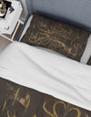 Glam Gold Chandelier - Glam Duvet Cover Set