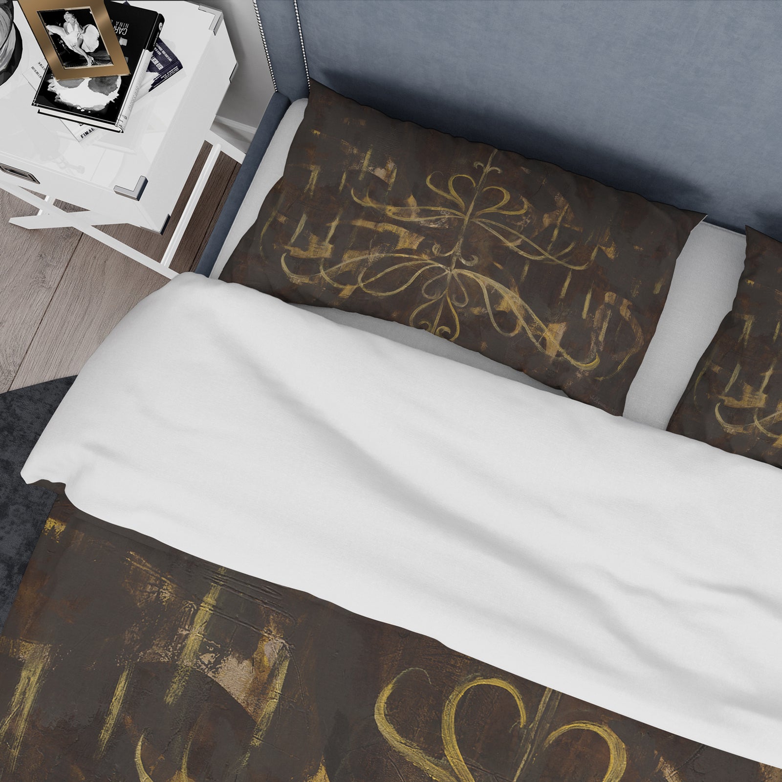 Glam Gold Chandelier - Glam Duvet Cover Set