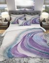 Watercolor Geode II - Geometric Duvet Cover Set